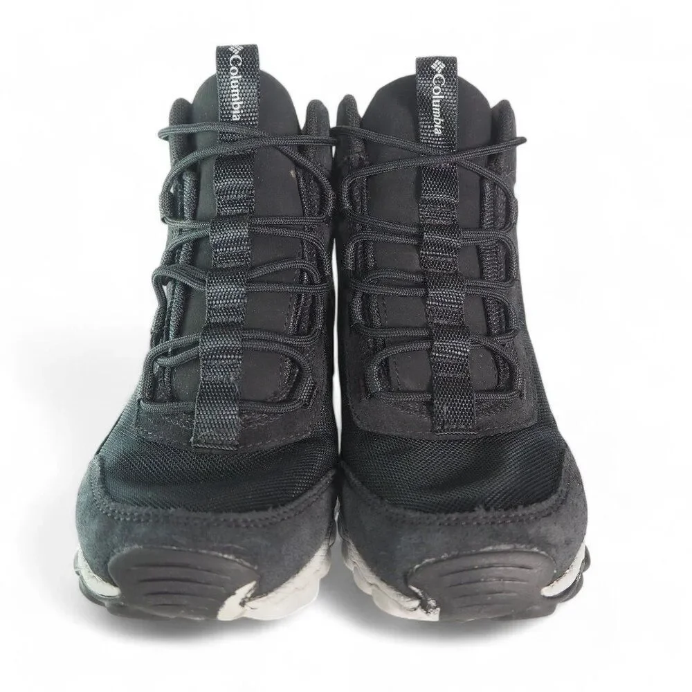 Columbia Flow Borough Mid Outdoor Hiking Boots‎ Black BY0121-010 Youth 3